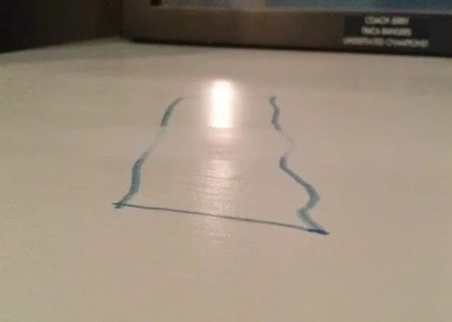Wax tested on painted furniture