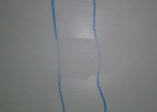 Wax tested on painted furniture