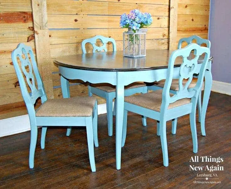 chalk paint kitchen table