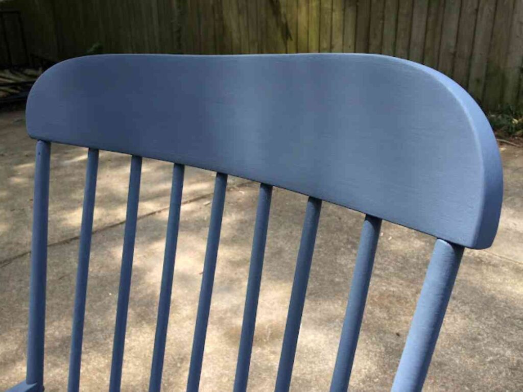 Front of Painted Antique Rocking Chair