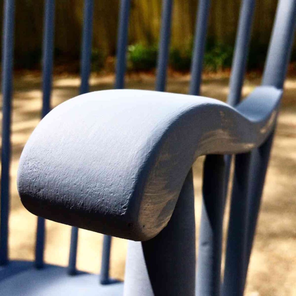 Rocking Chair Arm with Paint Stripped