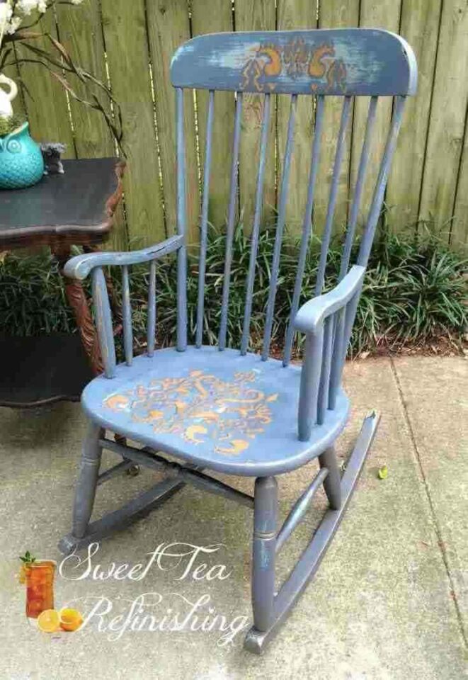 How to do a Rocking Chair Upcycle in 5 Easy Steps • That Sweet Tea Life