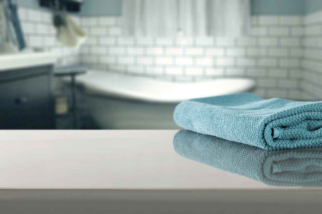 Rustic Blue Bathroom