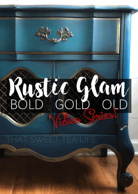 Furniture Painting Guide Rustic Glam