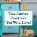 Teal Painted Furniture