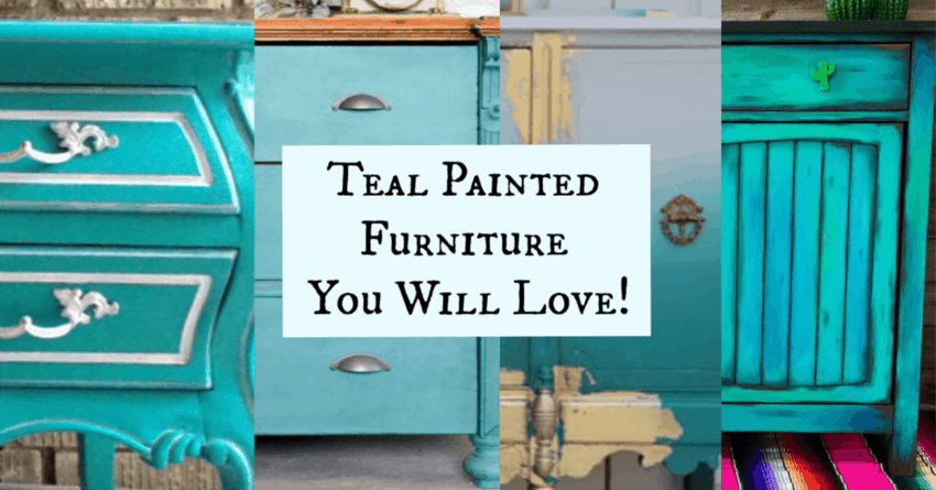 Teal Painted Furniture
