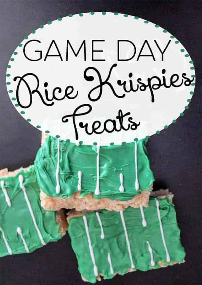 Simple Game Day Rice Krispies Treats! #Tailgate #FunFood #PartyFood