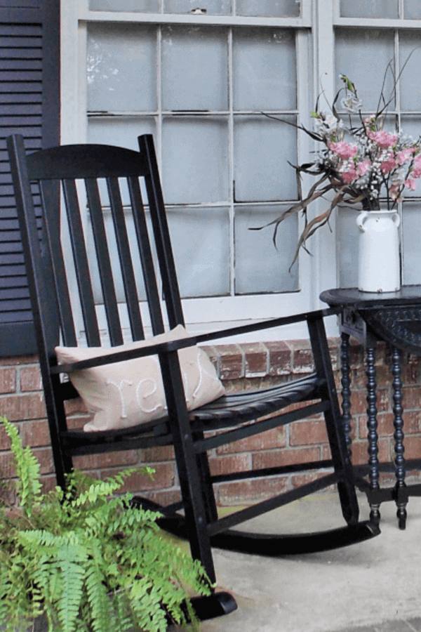 Painted Rocking Chair: A DIY You Can Do! • That Sweet Tea Life