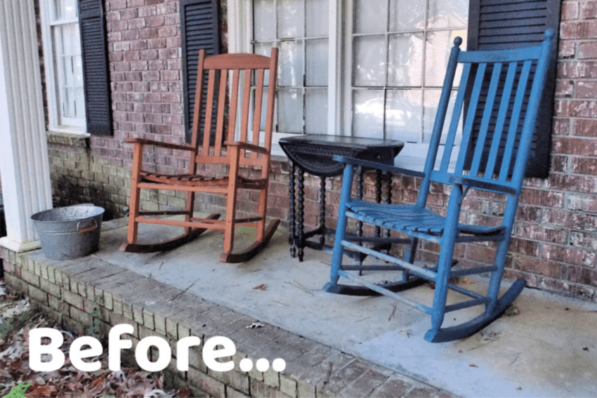 Painted Rocking Chair: A DIY You Can Do! • That Sweet Tea Life