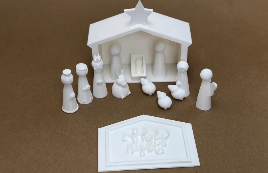 Paint-your-own nativity set