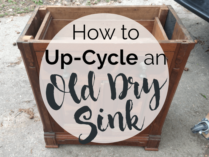 dry sink with removable table top