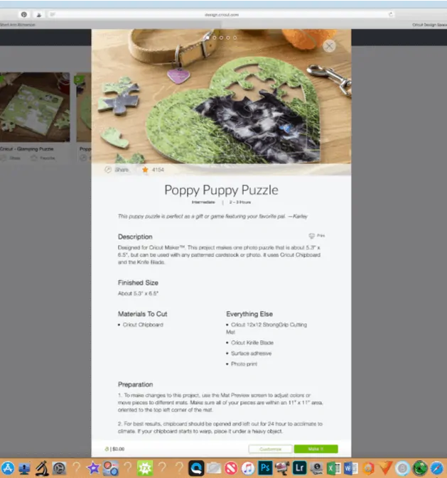 DIY Puzzle on Cricut Design Space
