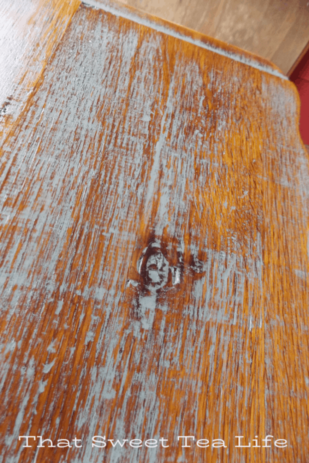 Dixie Belle Paints Voodoo gel stain | Rustic paint finish on an old wash stand | gel stain driftwood look  | Antique Wash Stand Makeover | furniture makeover | painted furniture | chalk painted furniture | green furniture | refurbished furniture | home decor | home decor ideas | painted dressers 