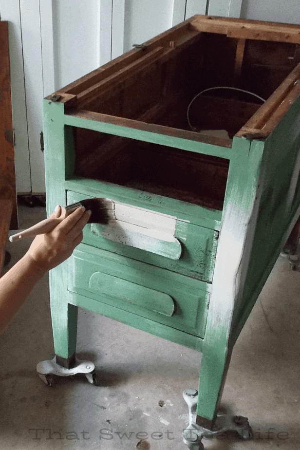 Dixie Belle paint in birchwood