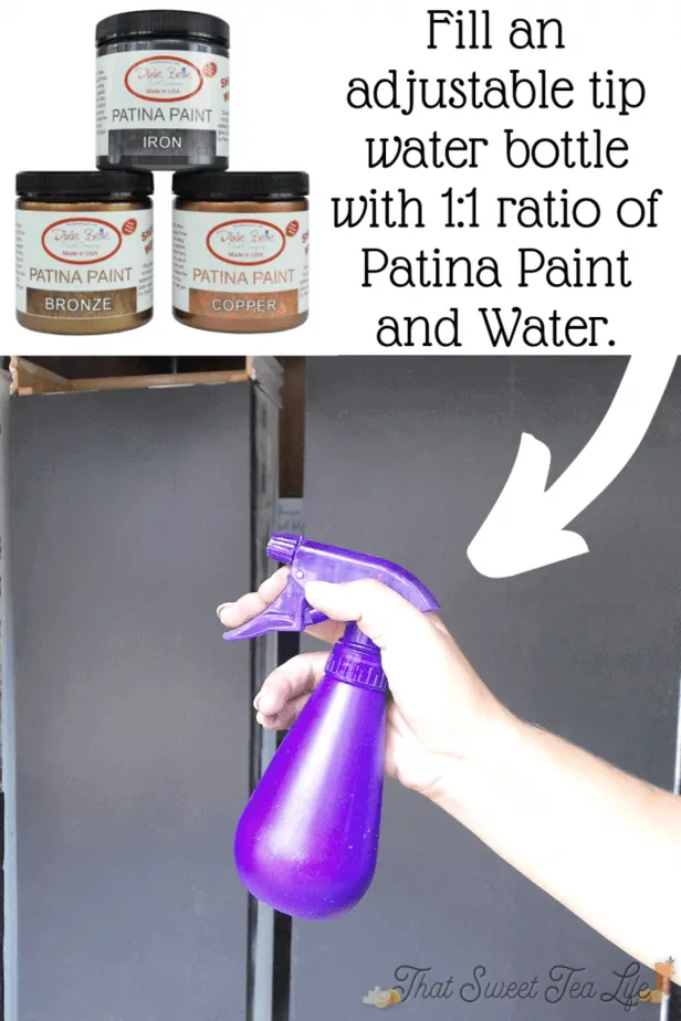 Using Patina Paint to create a dramatic look on my photography studio backdrop!