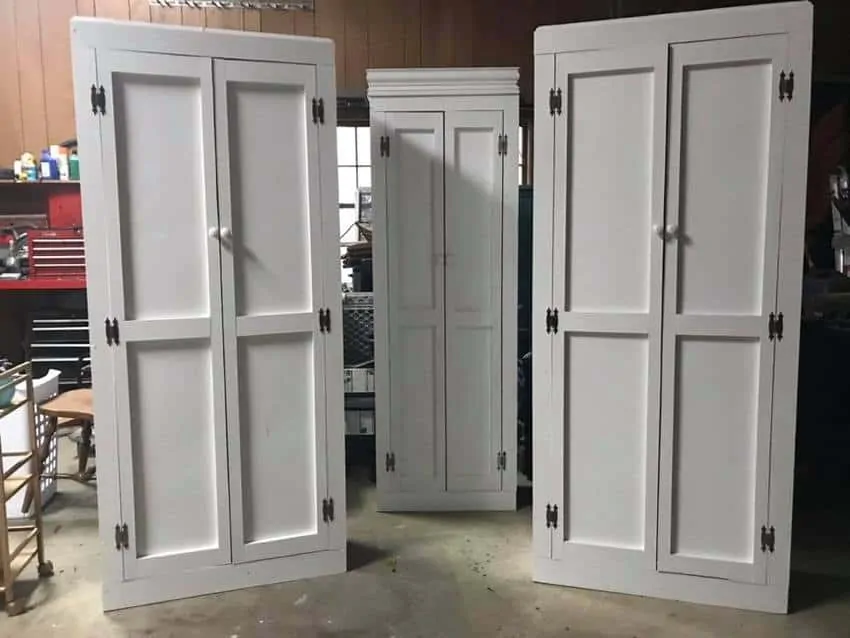 Cabinets used to create a versatile photography studio in my home!
