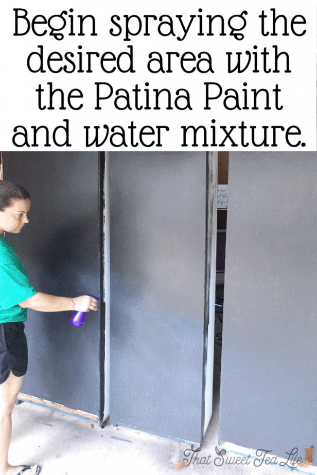 Using Patina Paint to create a dramatic look on my photography studio backdrop!