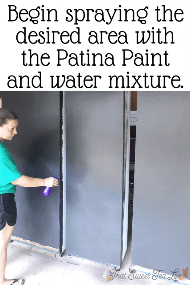 Using Patina Paint to create a dramatic look on my photography studio backdrop!