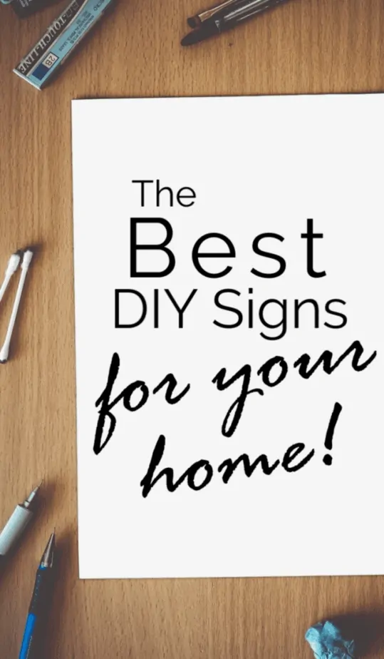 DIY Signs for Home