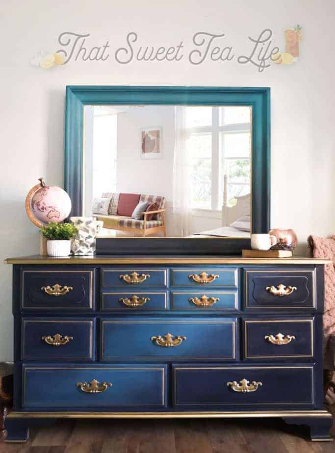 Blending Paint on Furniture • That Sweet Tea Life