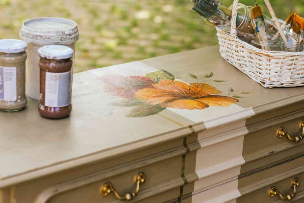 Painted Antique Dresser