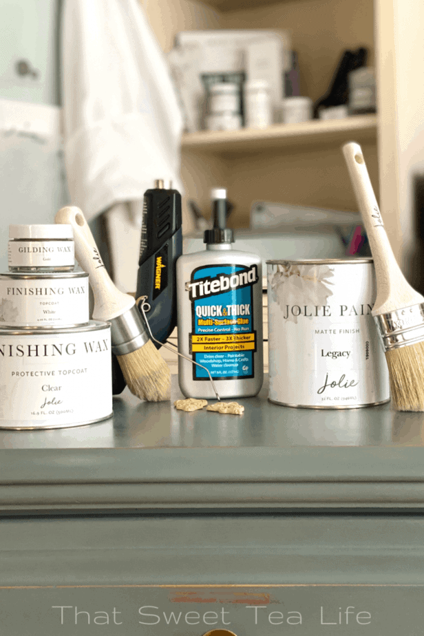 Jolie Paint Dresser Makeover Products