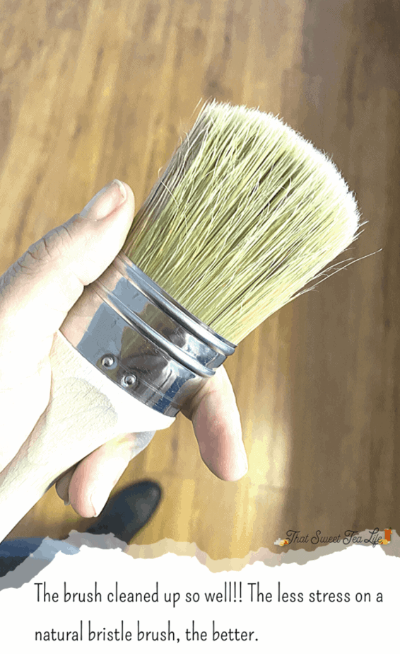 Natural Bristle Brush for Painting Furniture