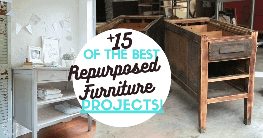 Repurposed Furniture Ideas I Think You Will Love!