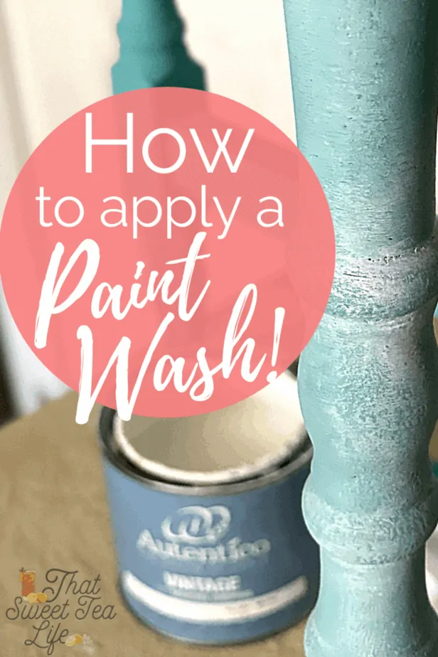 How to Paint Wash Furniture