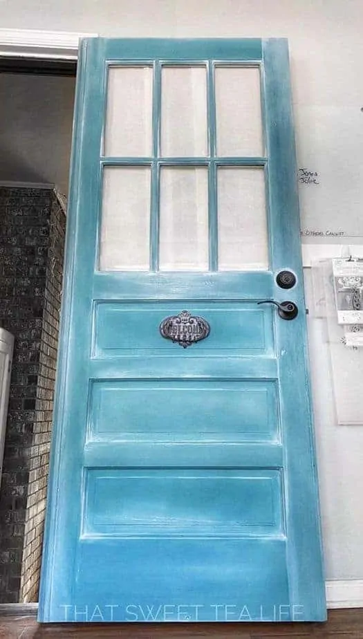 Antique Turquoise and Bright White