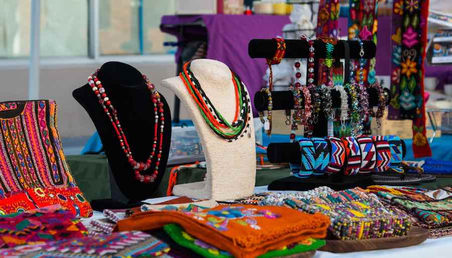 Selling crafts online: Jewelry Table