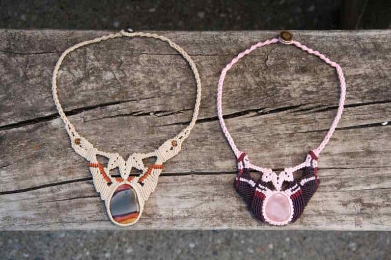 How to Make a Macrame Necklace • That Sweet Tea Life