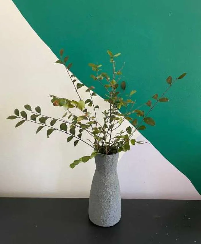 Painted Glass Vase