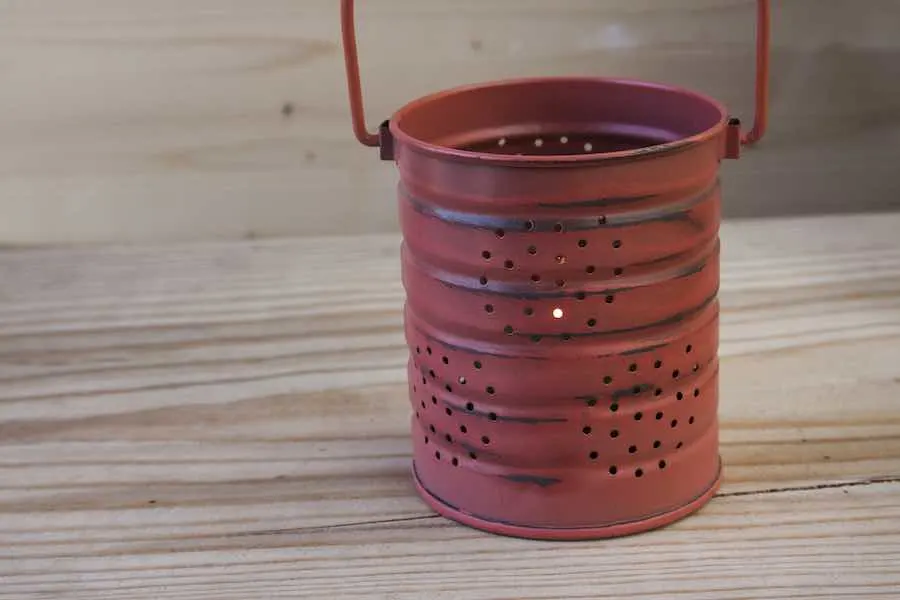 Decorative Tin Can Lantern
