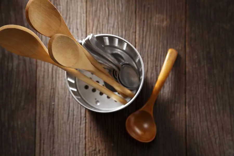 Tin Can Utensil Holder