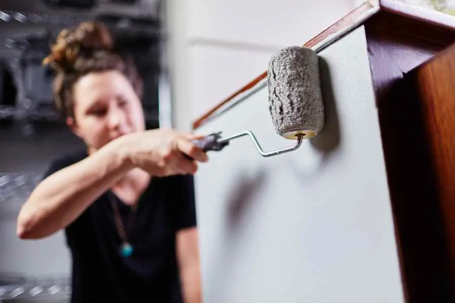 Painting Cabinets With A Roller
