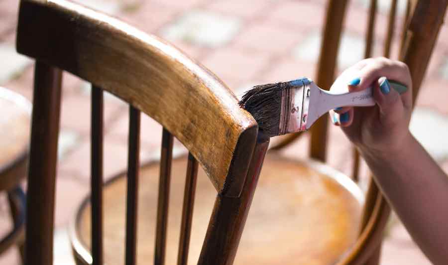 Staining A Chair