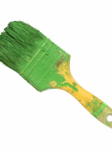 How to Clean Dried Paint Brushes