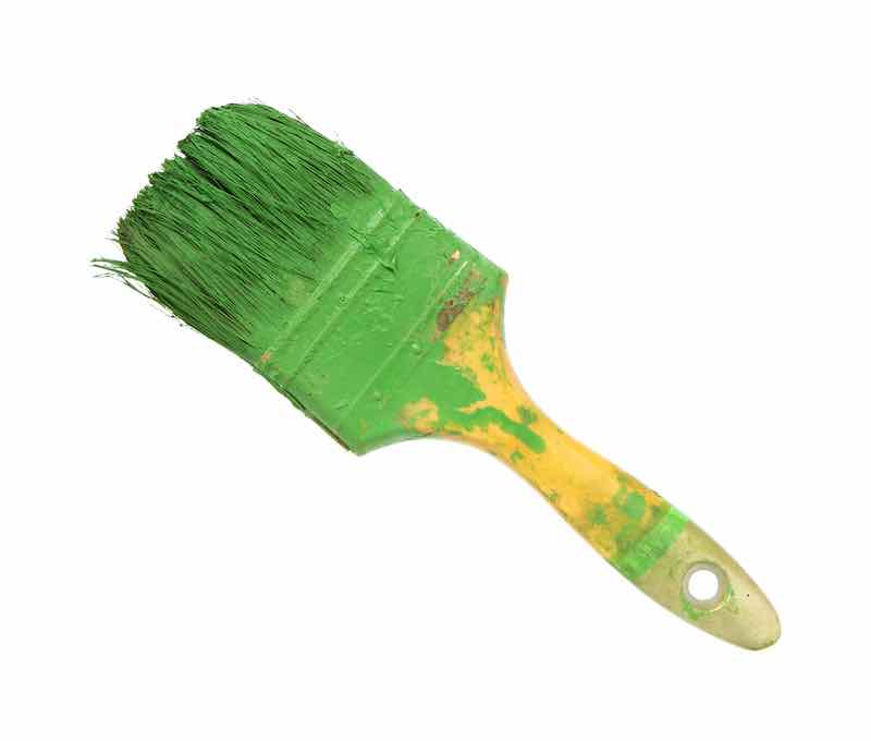 How to Clean Dried Paint Brushes