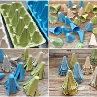 Egg Carton Christmas Crafts