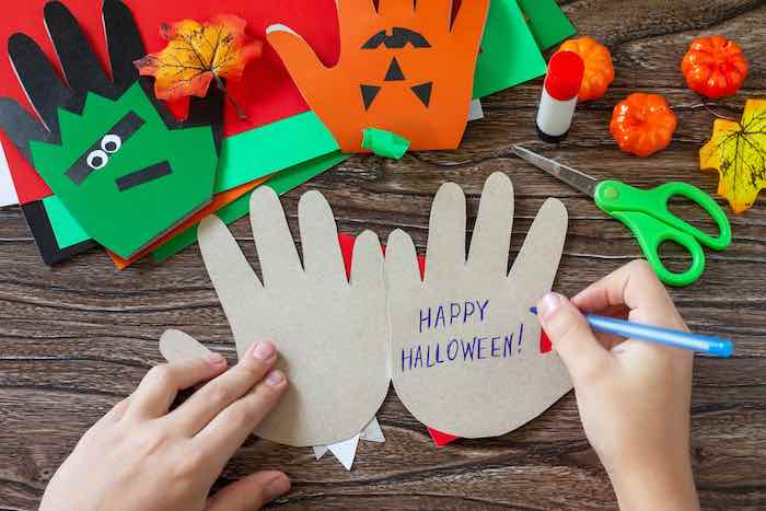 Halloween Handprint Crafts For Kids
