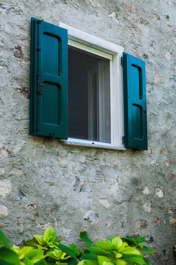 Peacock Blue Shutters