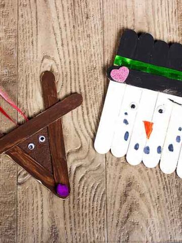 16 Popsicle Stick Ornaments You Can Make with Your Kids for the Christmas Tree