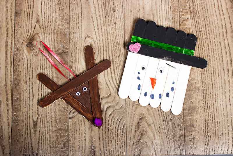 Popsicle stick ornaments