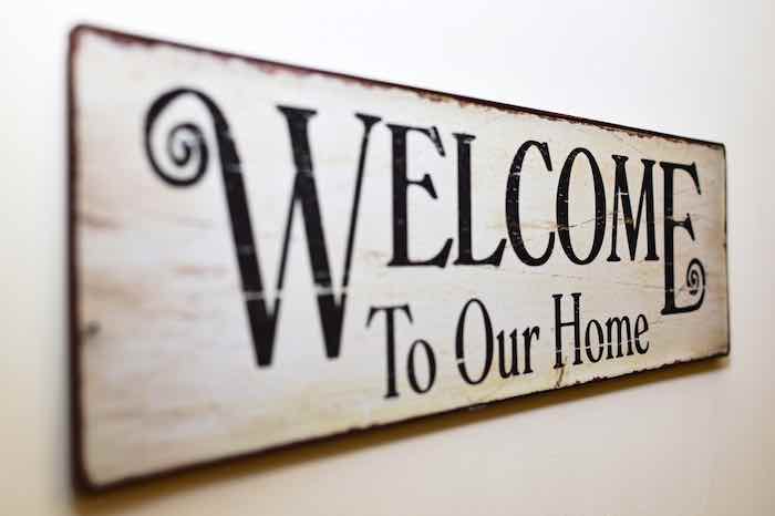 Welcome To Our Home Signs