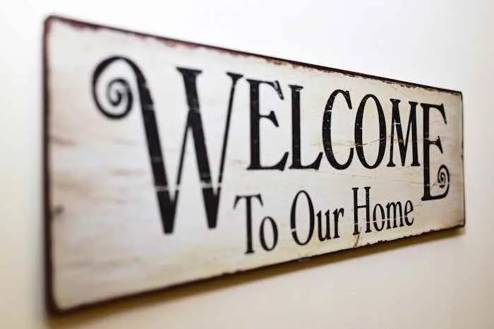 Welcome To Our Home Signs