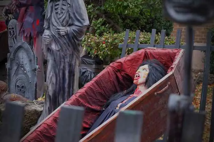 Wooden Coffin Decoration