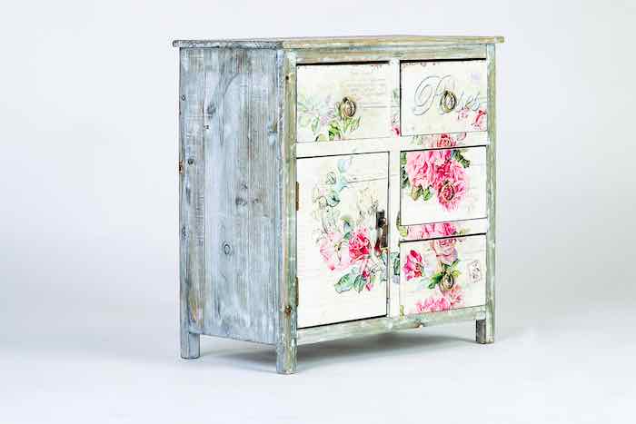 Vintage bedside dresser style of Provence