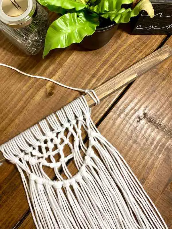 Finished Macrame