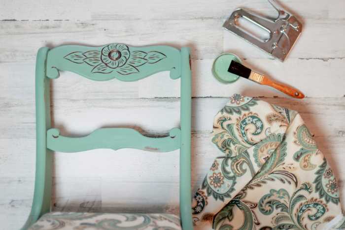 chalk painted chair